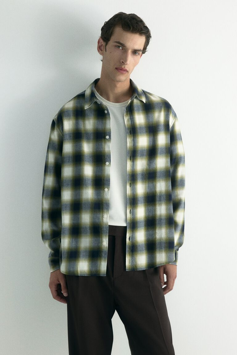 Loose Flannel Shirt