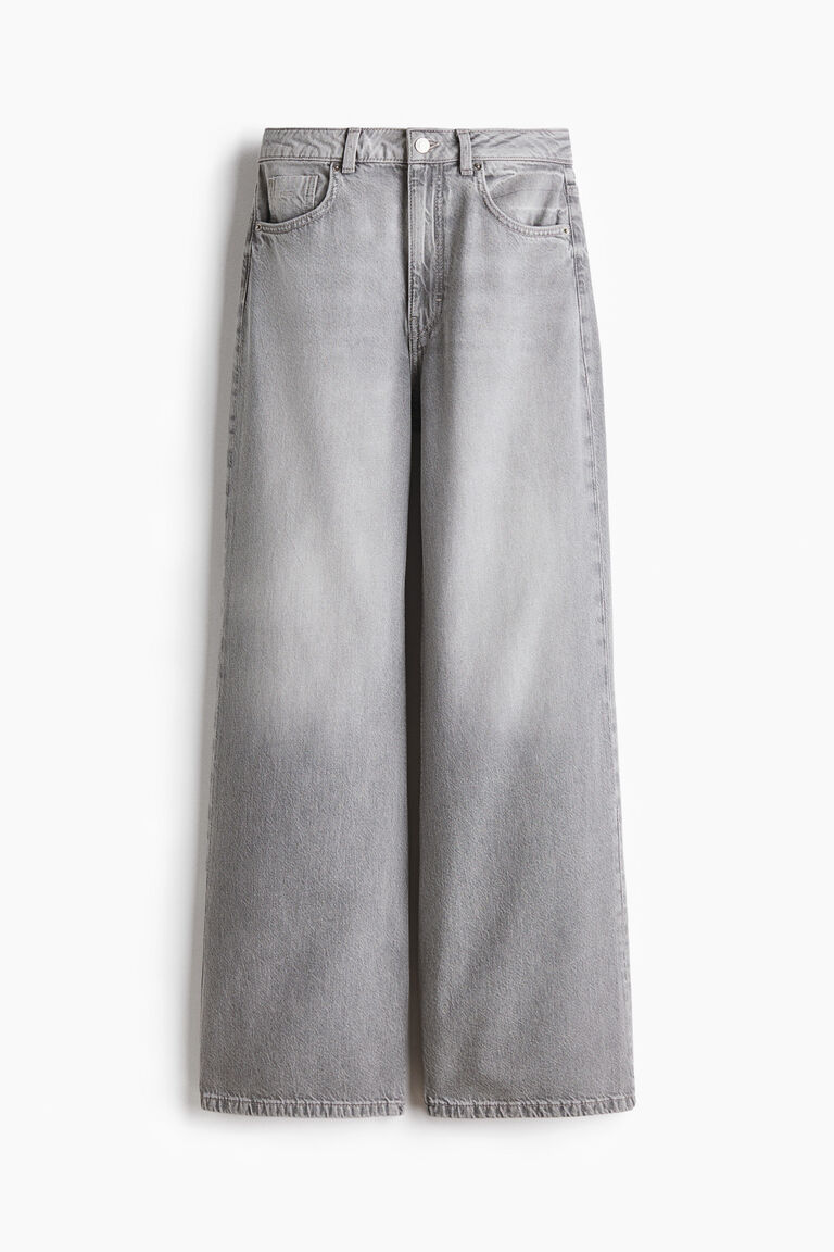 1 1 Ultra High Rise Wide Leg Jeans
