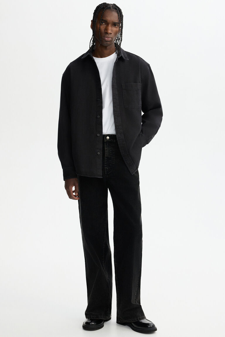 Loose Fit Denim Shirt - Image 3