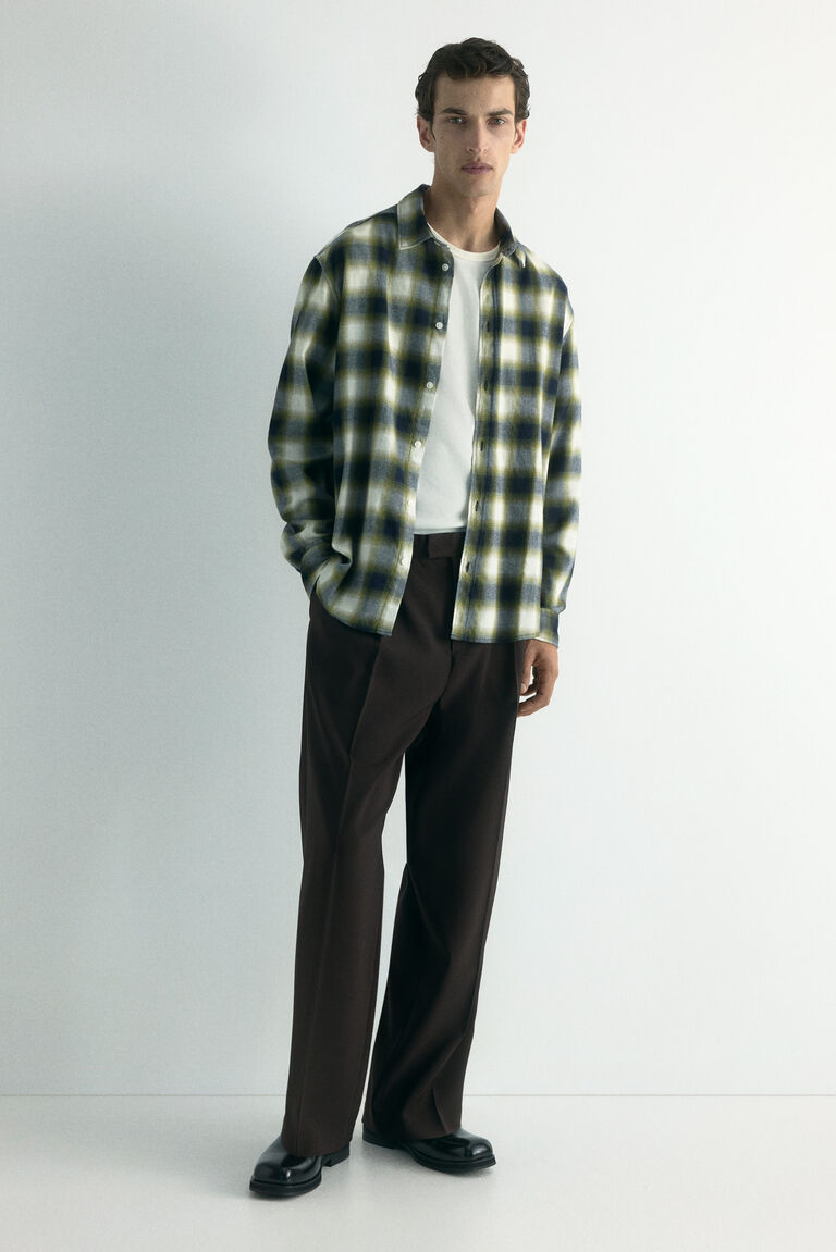 Loose Flannel Shirt - Image 3