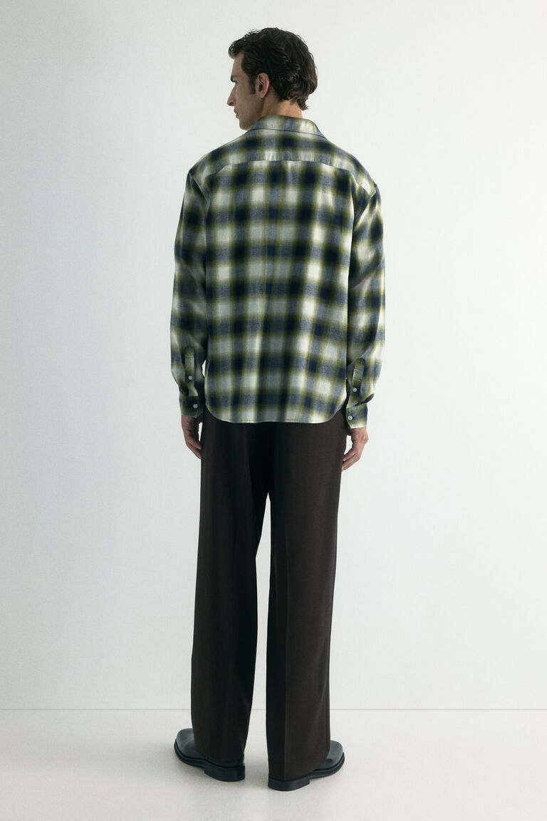 Loose Flannel Shirt - Image 4