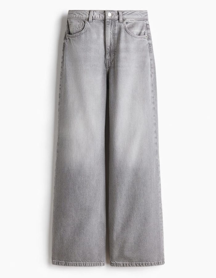 1 1 Ultra High Rise Wide Leg Jeans