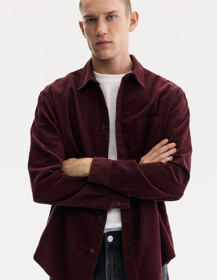 Regular Cut Corduroy Shirt